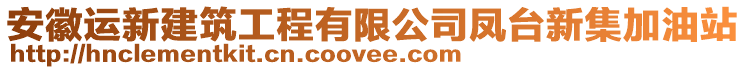 安徽運(yùn)新建筑工程有限公司鳳臺(tái)新集加油站