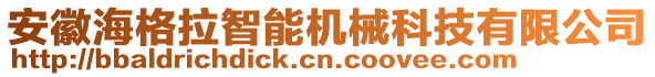 安徽海格拉智能機(jī)械科技有限公司