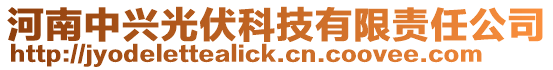 河南中興光伏科技有限責(zé)任公司