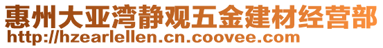 惠州大亞灣靜觀五金建材經(jīng)營部