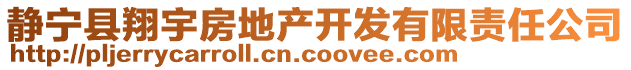 靜寧縣翔宇房地產(chǎn)開發(fā)有限責(zé)任公司