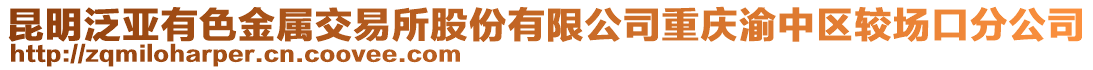 昆明泛亞有色金屬交易所股份有限公司重慶渝中區(qū)較場口分公司