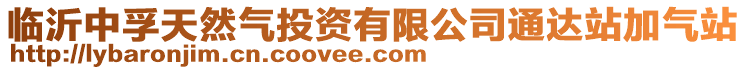 臨沂中孚天然氣投資有限公司通達站加氣站