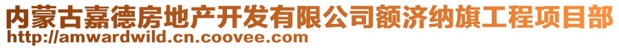 內(nèi)蒙古嘉德房地產(chǎn)開發(fā)有限公司額濟(jì)納旗工程項目部
