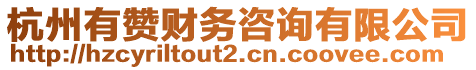 杭州有贊財務(wù)咨詢有限公司