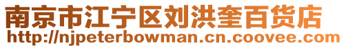 南京市江寧區劉洪奎百貨店