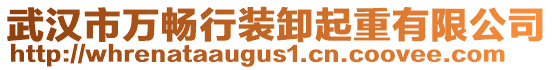 武漢市萬暢行裝卸起重有限公司