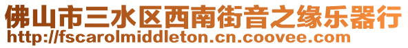 佛山市三水區西南街音之緣樂器行