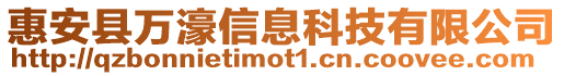 惠安縣萬濠信息科技有限公司