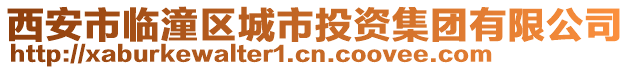 西安市臨潼區(qū)城市投資集團(tuán)有限公司