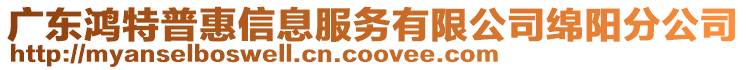廣東鴻特普惠信息服務有限公司綿陽分公司