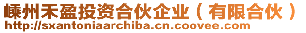 嵊州禾盈投資合伙企業(有限合伙)