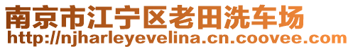 南京市江寧區(qū)老田洗車場