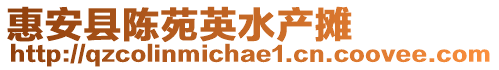 惠安縣陳苑英水產攤