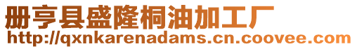 冊亨縣盛隆桐油加工廠