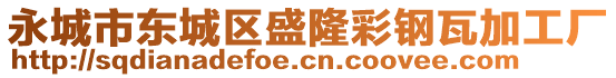 永城市東城區(qū)盛隆彩鋼瓦加工廠