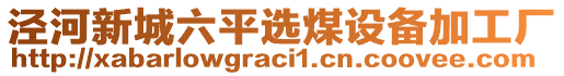 涇河新城六平選煤設(shè)備加工廠