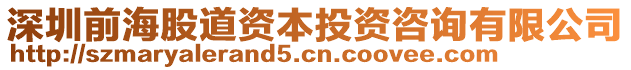 深圳前海股道資本投資咨詢有限公司