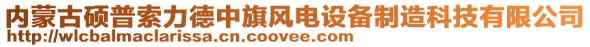 內(nèi)蒙古碩普索力德中旗風(fēng)電設(shè)備制造科技有限公司