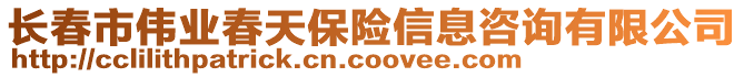 長春市偉業(yè)春天保險信息咨詢有限公司