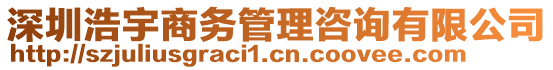 深圳浩宇商務(wù)管理咨詢有限公司