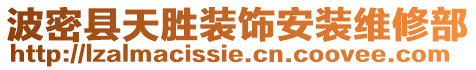 波密縣天勝裝飾安裝維修部