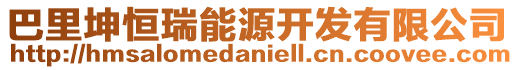巴里坤恒瑞能源開發有限公司