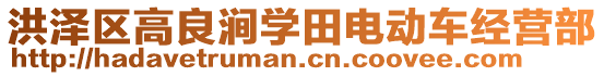 洪澤區(qū)高良澗學(xué)田電動車經(jīng)營部