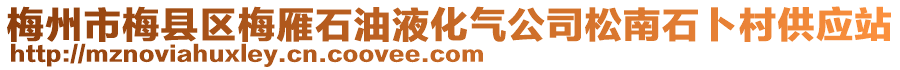 梅州市梅縣區(qū)梅雁石油液化氣公司松南石卜村供應(yīng)站