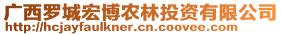 廣西羅城宏博農林投資有限公司