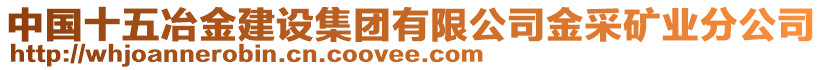 中國十五冶金建設集團有限公司金采礦業(yè)分公司