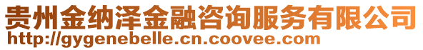 貴州金納澤金融咨詢服務有限公司