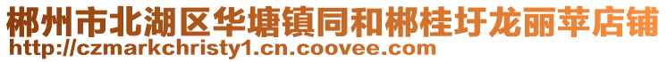郴州市北湖區華塘鎮同和郴桂圩龍麗蘋店鋪