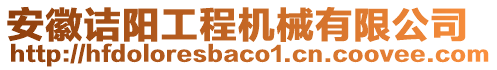 安徽詰陽工程機械有限公司