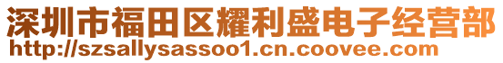 深圳市福田區(qū)耀利盛電子經(jīng)營部