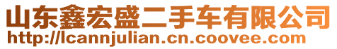 山東鑫宏盛二手車有限公司