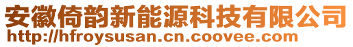 安徽倚韻新能源科技有限公司