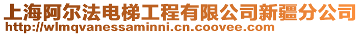 上海阿爾法電梯工程有限公司新疆分公司