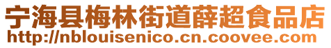 寧?？h梅林街道薛超食品店