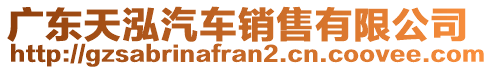 廣東天泓汽車銷售有限公司