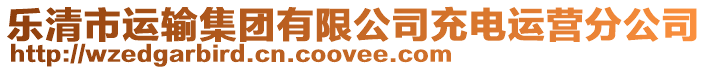 樂(lè)清市運(yùn)輸集團(tuán)有限公司充電運(yùn)營(yíng)分公司