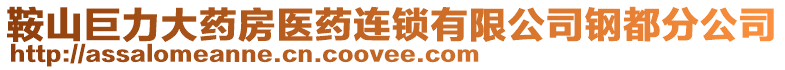 鞍山巨力大藥房醫藥連鎖有限公司鋼都分公司