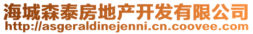 海城森泰房地產(chǎn)開發(fā)有限公司