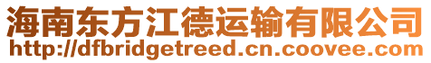 海南東方江德運(yùn)輸有限公司