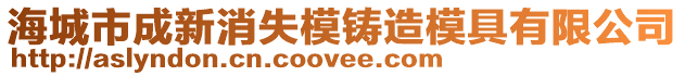 海城市成新消失模鑄造模具有限公司