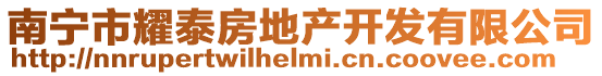 南寧市耀泰房地產(chǎn)開發(fā)有限公司