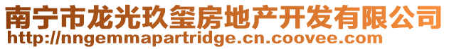 南寧市龍光玖璽房地產開發有限公司