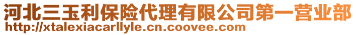 河北三玉利保險(xiǎn)代理有限公司第一營(yíng)業(yè)部