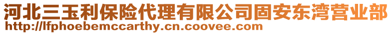 河北三玉利保險(xiǎn)代理有限公司固安東灣營(yíng)業(yè)部