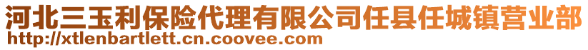 河北三玉利保險(xiǎn)代理有限公司任縣任城鎮(zhèn)營(yíng)業(yè)部